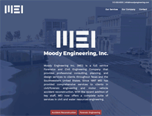 Tablet Screenshot of moodyengineering.com
